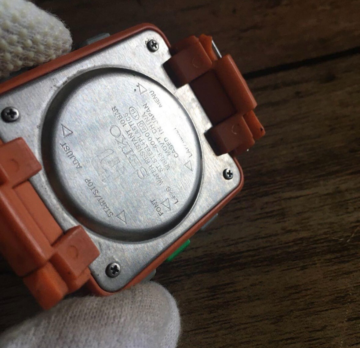 SEIKO TIMETRON SCWA011 Orange W853-4000 Vintage from Japan | eBay