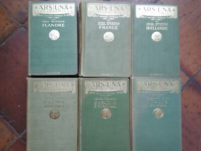 LOT (6) altes Buch ARS UNA - FRANKREICH ITALIEN ° FLANDERN HOLLAND ROM ° SPANIEN +