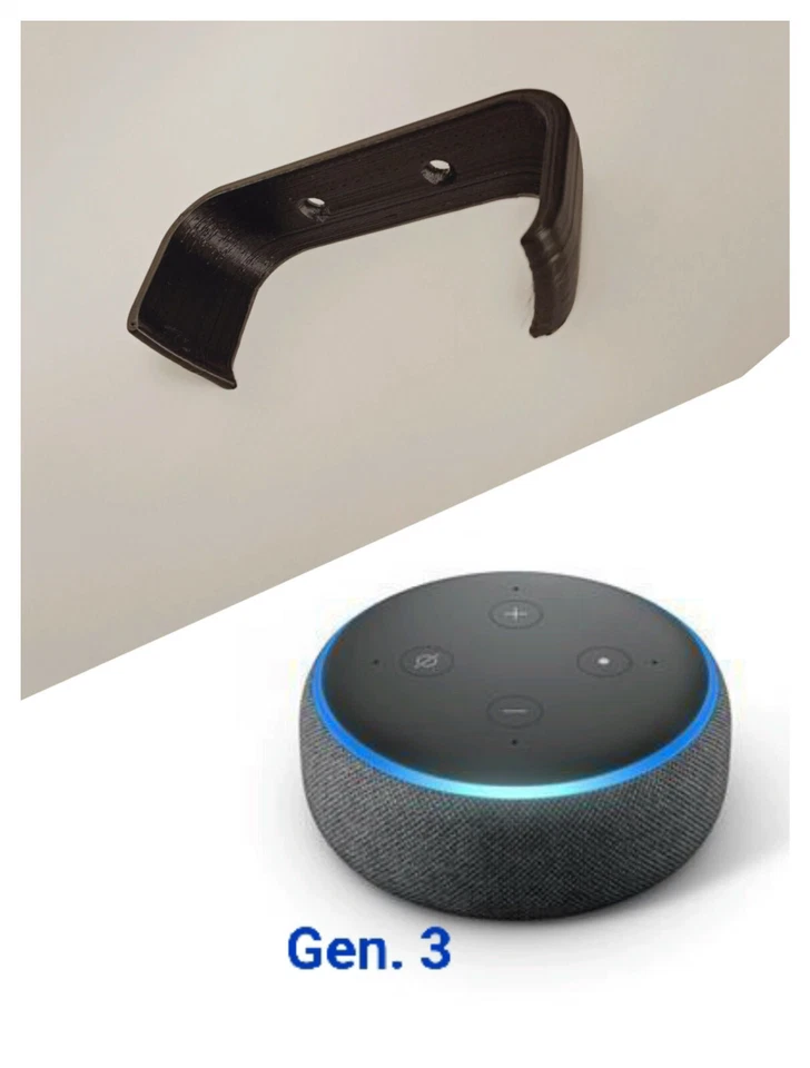 Amazon Echo Dot Halterung | Gen.3 | Wandhalterung | Zubehör | Echo Dot 3 - Bild 2 von 3