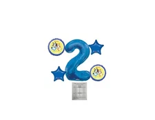 5 Piece Bluey & Bingo 2nd Birthday Balloon Bouquet Party Decorations Dog