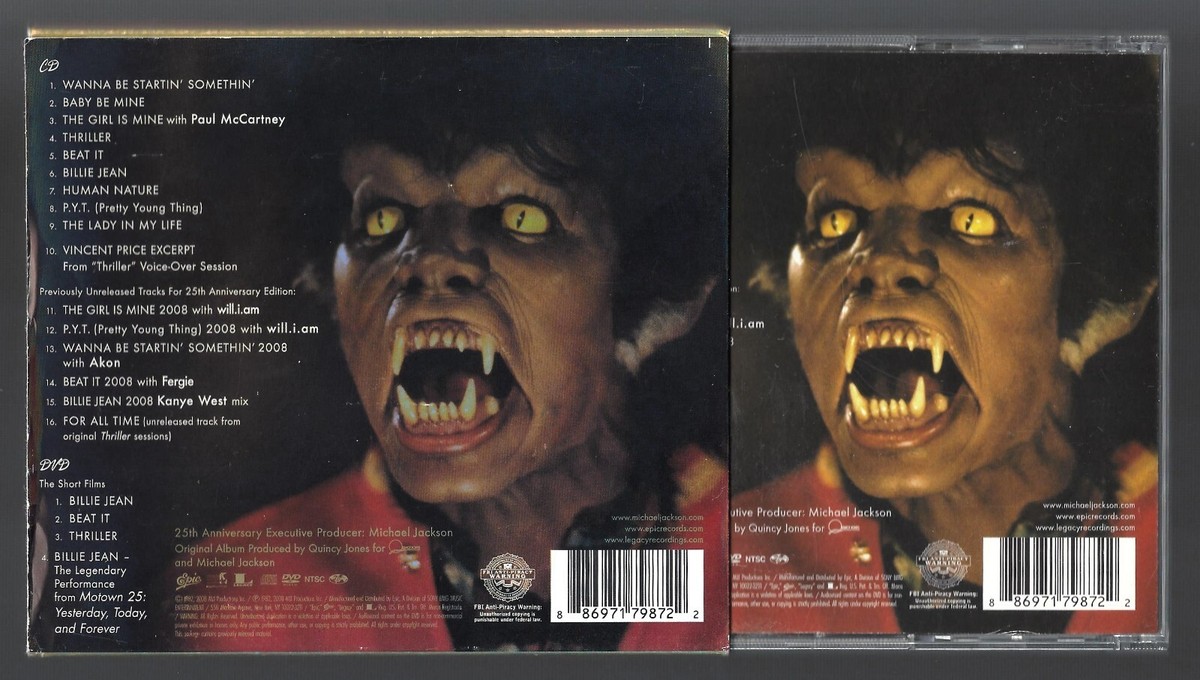 Thriller [25th Anniversary Edition Alternate Cover] [Remaster] by