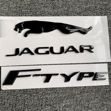 Glossy Black Emblem Rear Badge Decal Fits Jaguar 2017 F-type V6 R S F-type Glossy Black Emblem Rear Badge Decal Fits Jaguar 2017 F-type V6 R S F-type