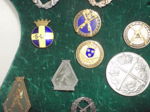 Collezione Spille Militari e Guardia Nazionale Svedesi Svezia Esercito Difesa 1940-1990 - Foto 5 di 8