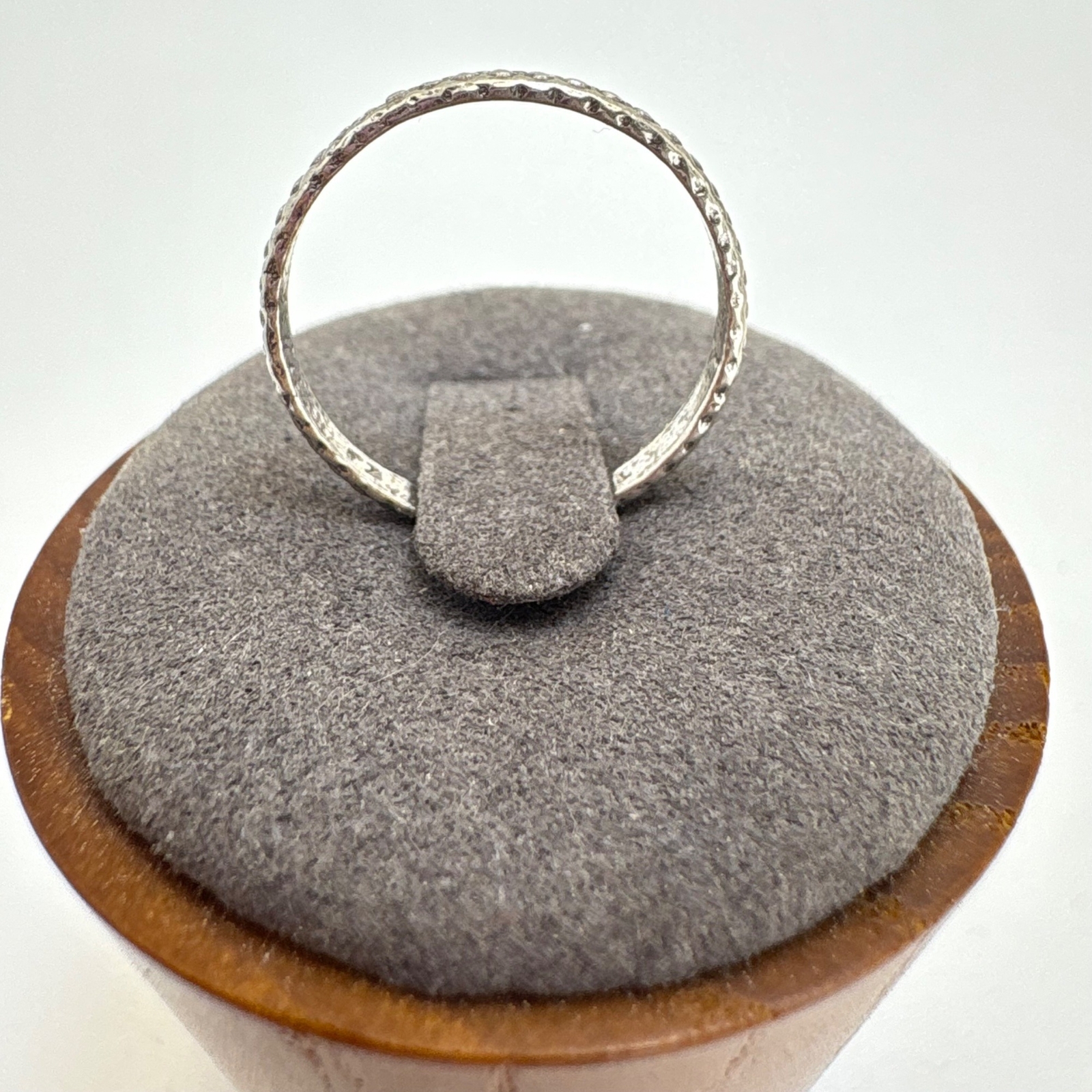 VTG Solid Sterling Silver 925 Illusion Stone Bead… - image 4