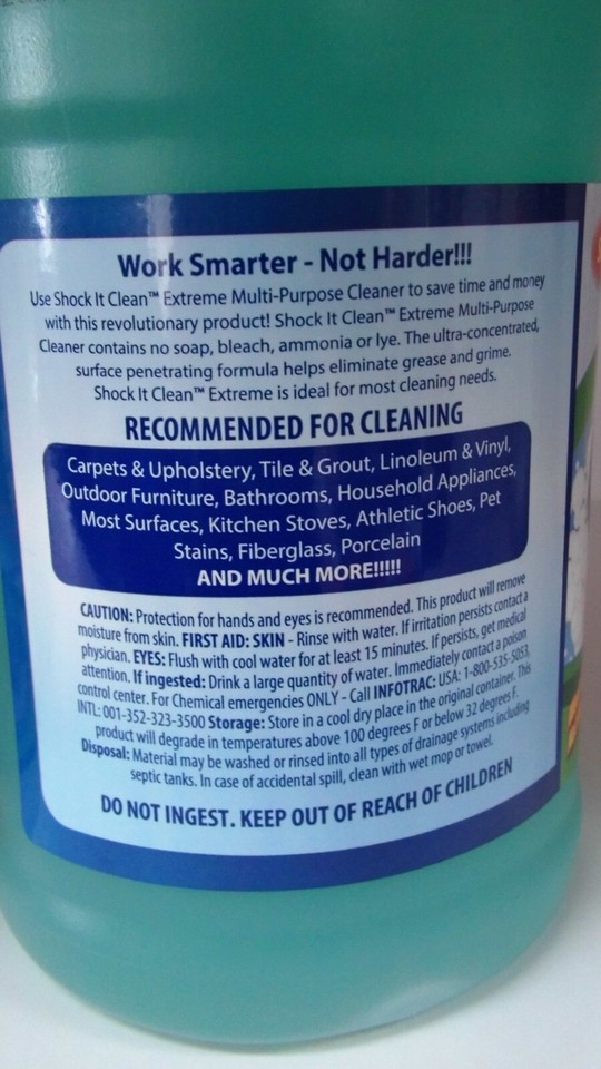 Professor Amos Shock it clean Extreme Multipurpose cleaner kit