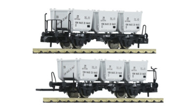 Fleischmann N 823303 Doppelbehältertragwagen DB EP III New Boxed From House To
