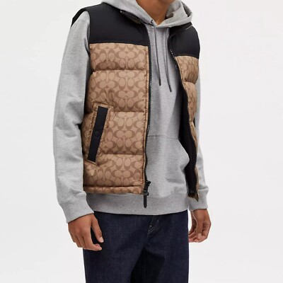 $400 New Coach Limited Edition Vest Men's Size XL- 2XL Logo