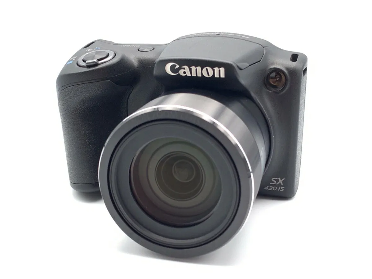 Canon PowerShot SX430 IS Compact Digital Camera Black from Japan