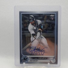 2022 Topps Chrome Payton Henry Auto RC