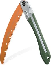 Folding Saw for Cutting Branches, 11.4", 2pcs Camping Saw Made with SK5 Steel
