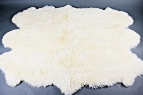 Tappeto pelliccia di agnello vera pelle di pecora 90x60 a 170x140 cm - Foto 15 di 15