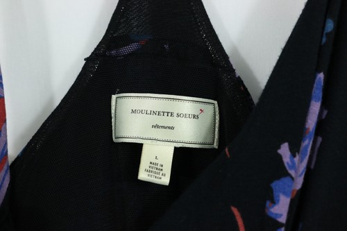 Anthropologie Moulinette Soeurs Size L Willa Tie Waist Romper Jumpsuit - Picture 5 of 5