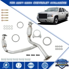 Y-Pipe Exhaust Catalytic Converter For 2007-2008 Chevrolet Avalanche 5.3L 6.0L