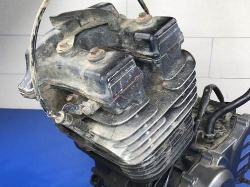 92 Yamaha XT350 XT 350 Complete Engine Motor Cylinder Head Cases Bottom End - Foto 12 di 18