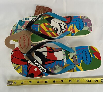 Disney Parks Havaianas Colorful Mickey Mouse Flip Flop  display picture 2