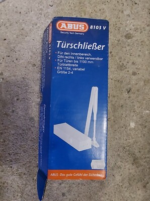 Abus Türschließer 8103V Färbung W für den Innenbereich Neu und OVP!