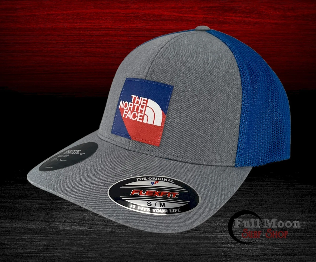 New The North Face Truckee Gray Trucker Mens Flexfit Cap Hat eBay