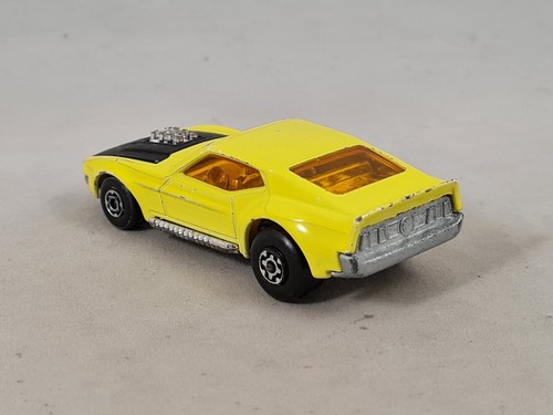 Matchbox Superfast Boss Mustang Ford silber Bodenblatte silver base Nr. 44 1:64 - Bild 4 von 9