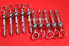 10 PREMIUM GERMAN STAINLESS DENTAL ASPIRATING SYRINGE DENTAL INSTRUMENTS 1.8CC