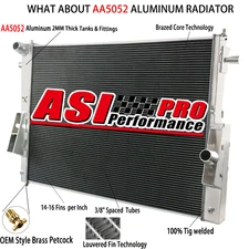 4Row Radiator Fit 2008 2009 2010 Ford F250 F350 F450 F550 6.4L Diesel Super Duty