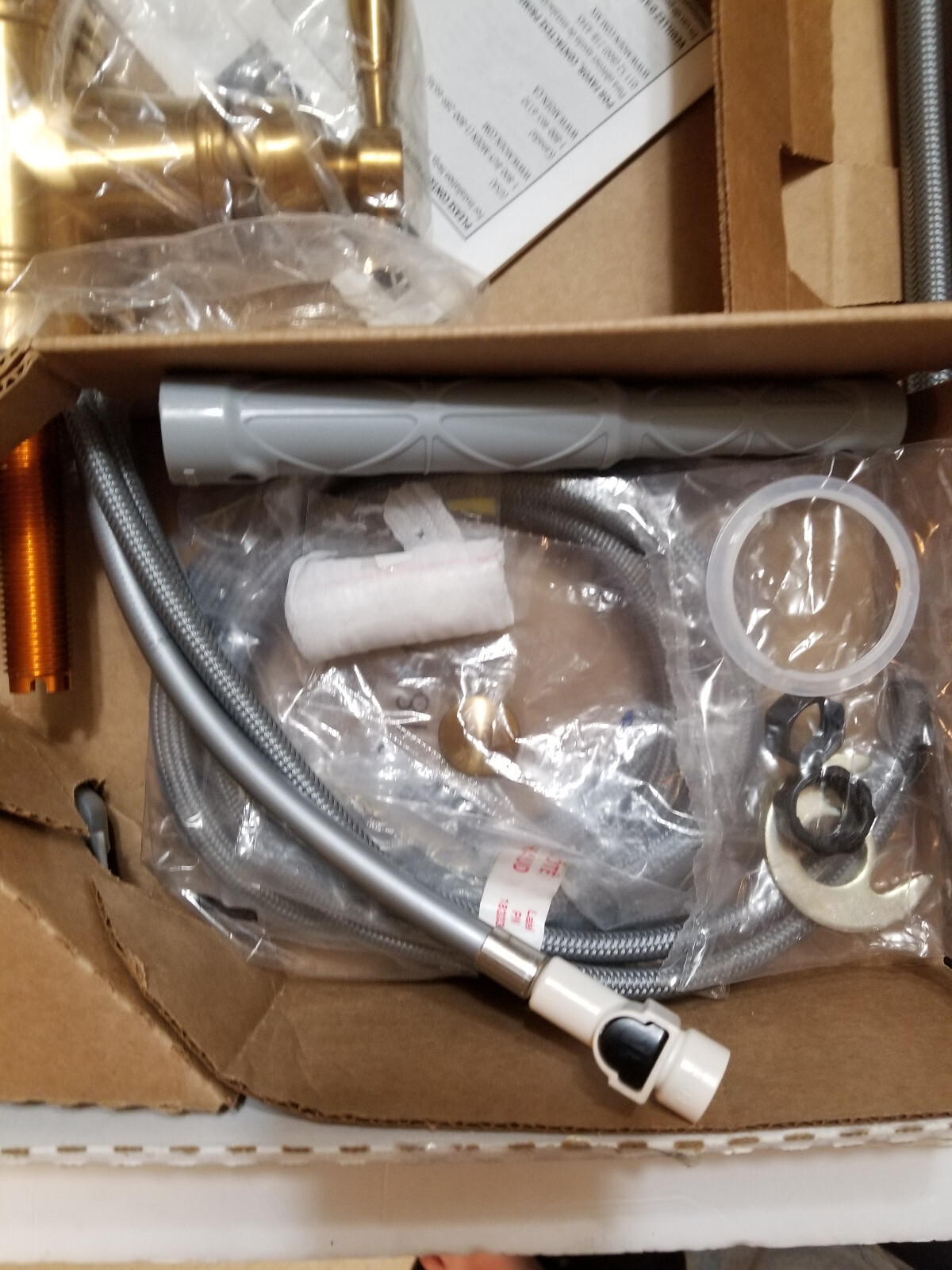 Moen S73004BG Weymouth Traditional Pull Down Kitchen Faucet, Brushed