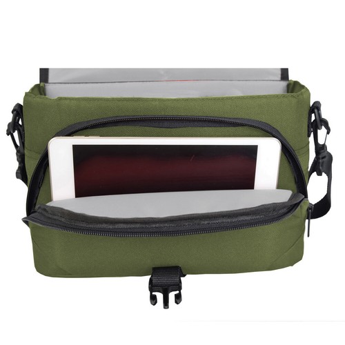 Men's DSLR Camera Bag Women Small Shoulder Messenger Black Gray For Nikon Canon - Picture 29 of 50