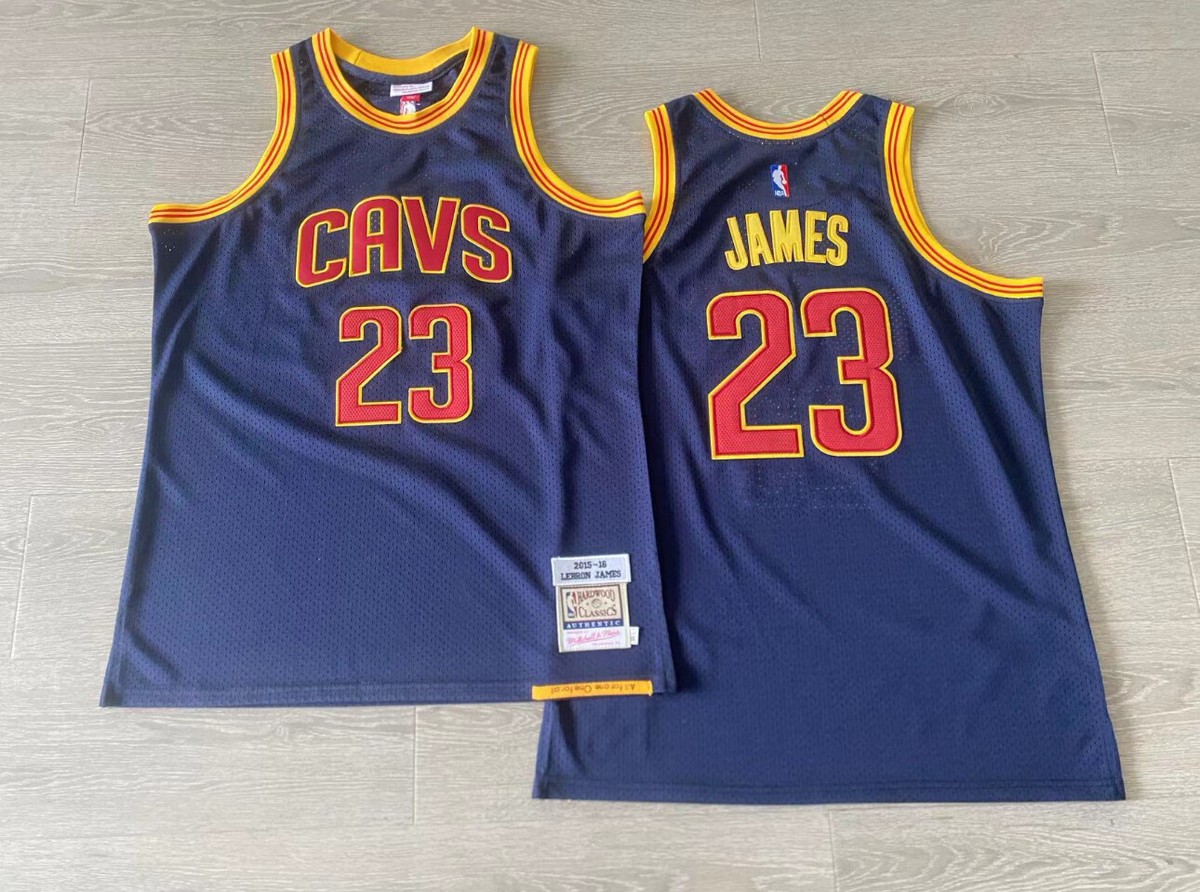 Cleveland Cavaliers Lebron James blue basketball retro jersey