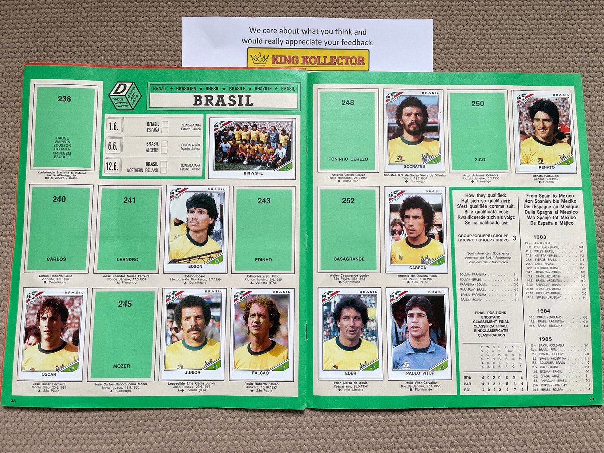 Lot De 10 Stickers Panini Coupe Du Monde Mexique 86 - Autocollants à Collectionner