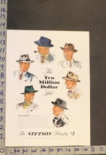 1940 FASHION MEN STETSON PLAYBOY HAT SPORTSMAN BUSINESS COLLEGE HOLLYWOOD ADWY15