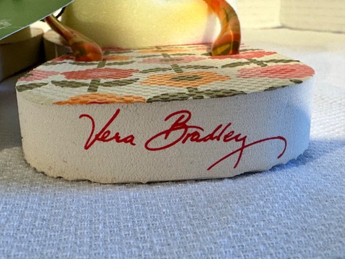 Vera Bradley Flip Flops Women’s Size Medium Folkloric NWT - Picture 5 of 11