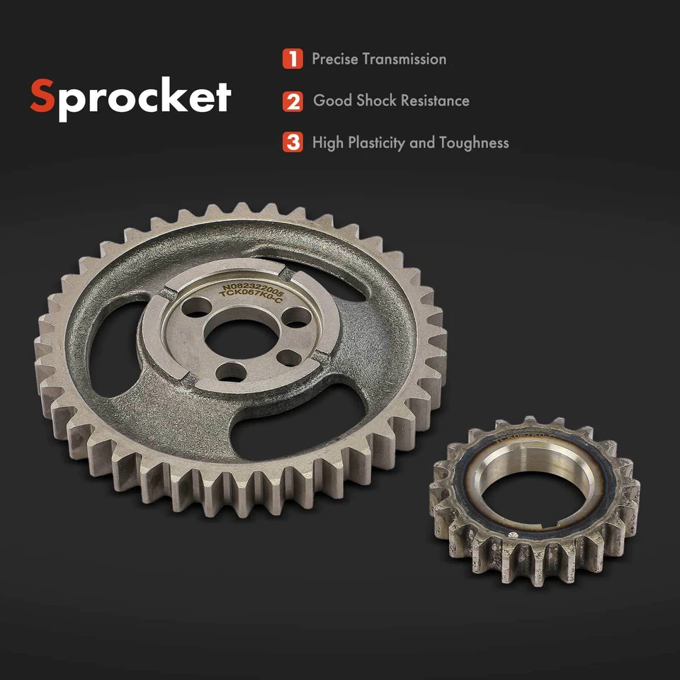 3x New Engine Timing Chain Kit for Jeep Wagoneer Chevrolet Camaro GMC Olds Buick - Image 4 of 4