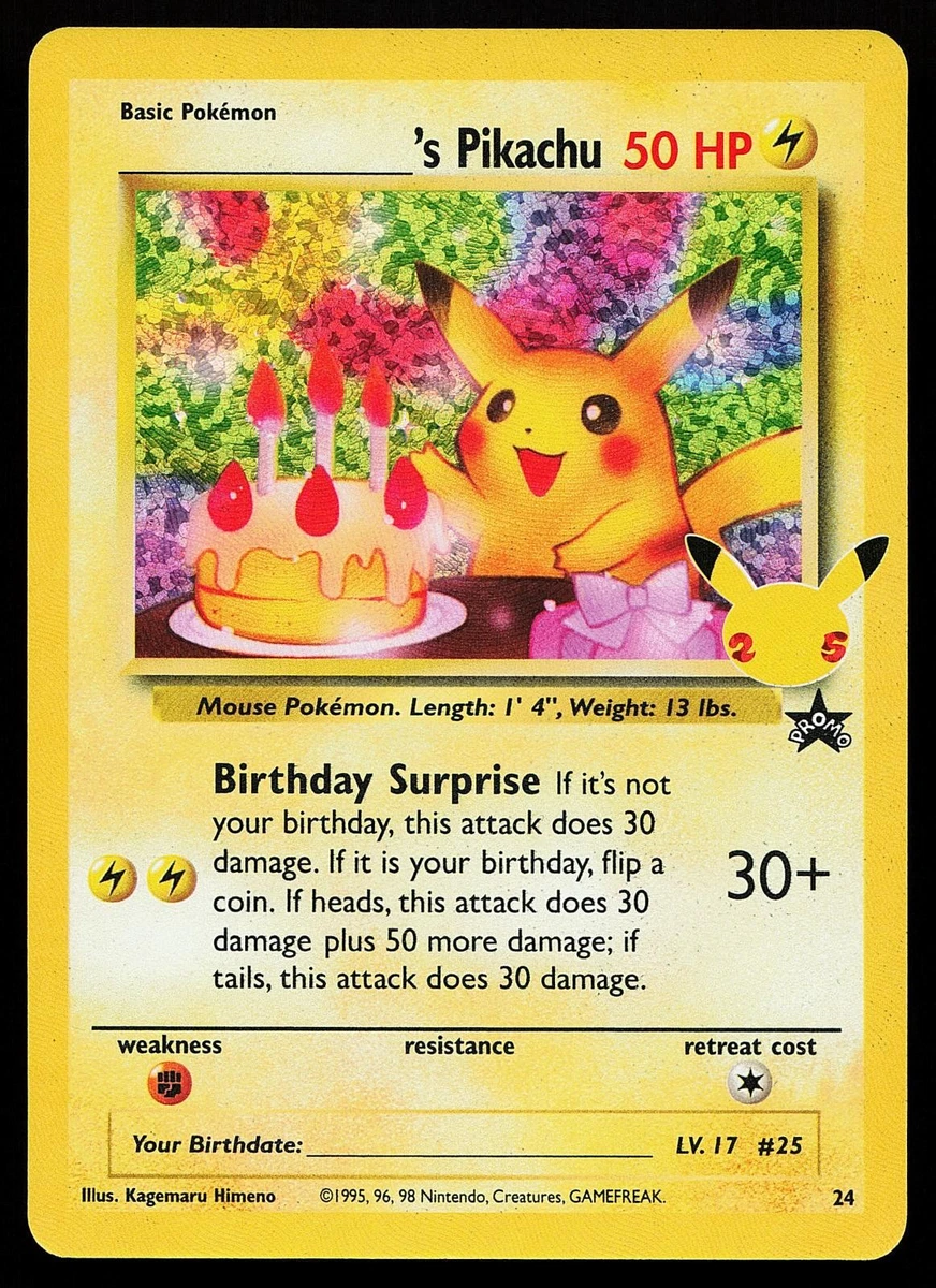 ______'s Pikachu Pokémon TCG Cards for sale | eBay