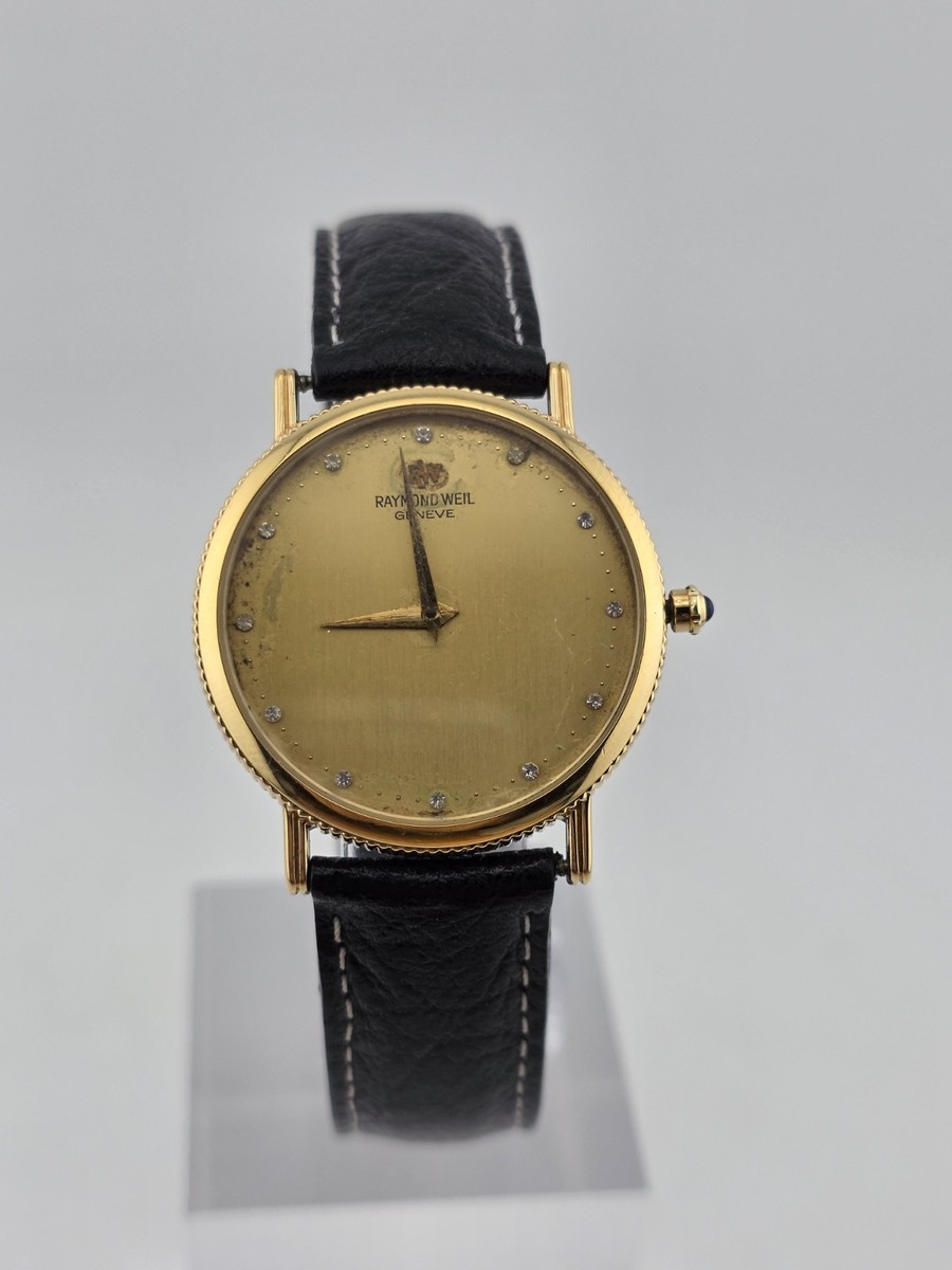 RAYMOND WEIL 腕時計 3716 ゴールド Vintage Raymond Weil Flamenco 5370 Gold Plated Quartz Watch Date