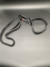 KONG Dog Leash Padded Traffic Handle 4 Ft. Long 1" Wide Black All Metal Clips