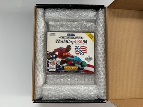 World Cup USA 94 Sega Mega CD - UK PAL VGC CIB with Wall Chart - Natural Disc
