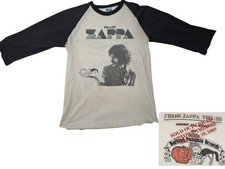 1980 Frank Zappa Rare SOLD OUT CHICAGO Tour Shirt sz Small Long Sleeve Black