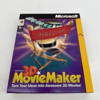 Microsoft 3D Movie Maker PC CD-ROM R32 Big Box Edition