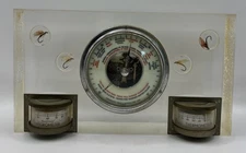 Hans Lufft Weather Station Fly Fishing Acrylic Barometer Hydrometer Thermometer