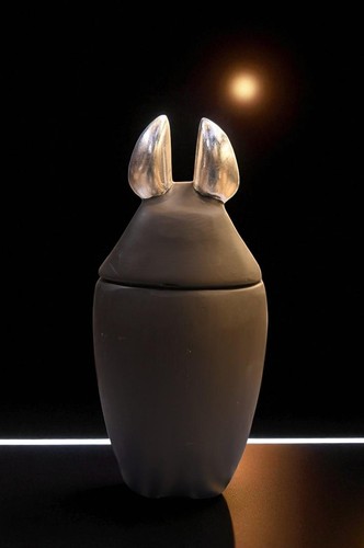 Seltene altägyptische Anubis Glas Statue - Schakal Gott des Jenseits - Artefakt v. Chr. - Bild 7 von 8