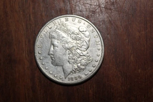 Morgan Silver Dollar us coins - 1890  S  - AU
