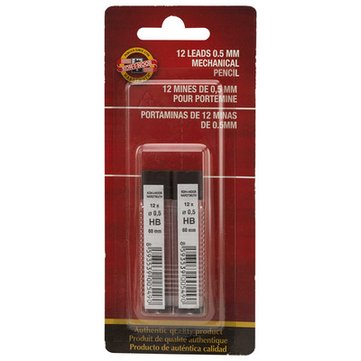 Koh-I-Noor Mephisto Lead Refills, 0.5mm HB, Pack of 12