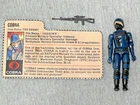 Vintage 1982 Hasbro GI Joe ARAH Straight Arm COBRA (v1) 100% Complete File Card