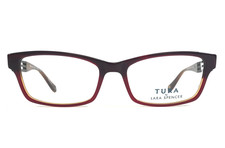 Tura by Lara Spencer Eyeglasses Frame LS117 RED Brown Cat Eye Full Rim 54-17-140