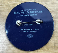 ヴィンテージ ELVIS PRESLEY 1956 レンチキュラー・バッジ