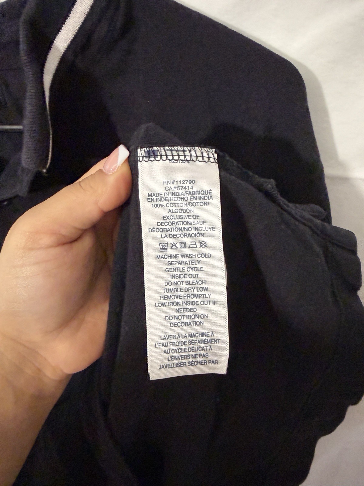 True Religion Polo Shirt Mens XL Black Buddha HS Relaxed Short Sleeve Cotton thumbnail 3