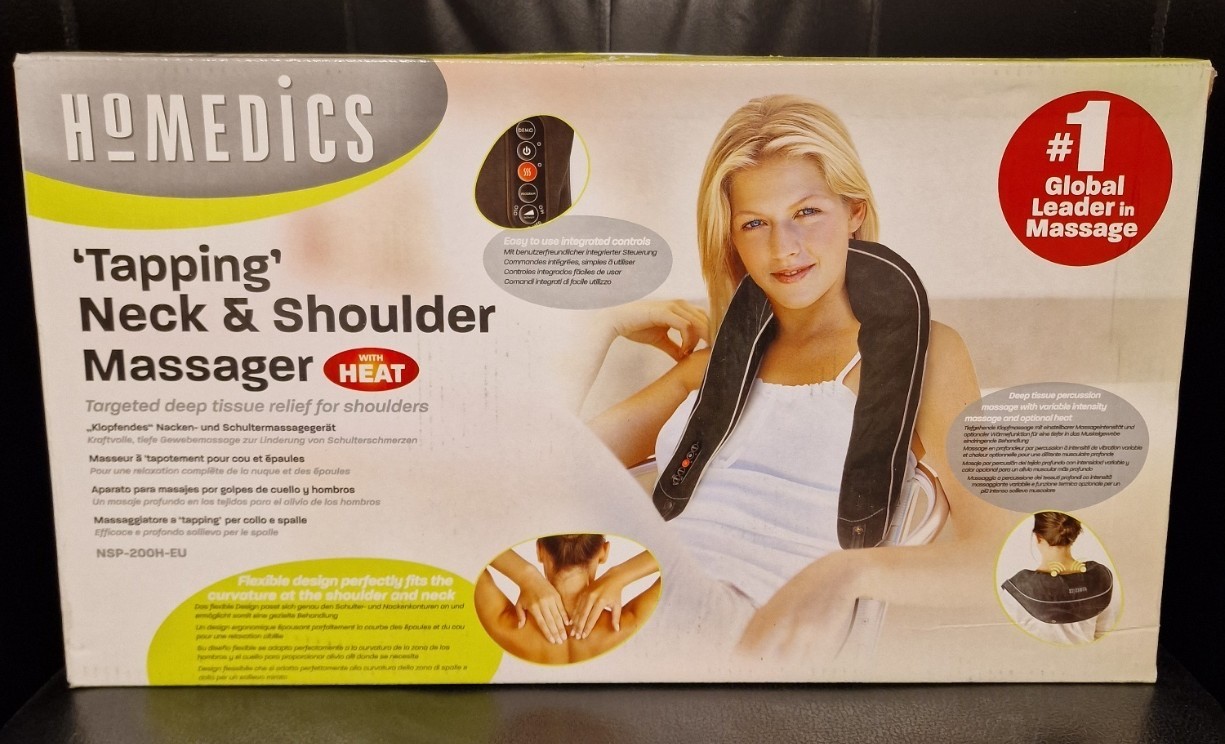 Massaggiatore Cervicale HoMedics NSP-200H-EU Tapping Therapy & Heat