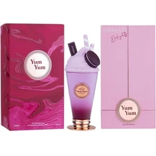 Armaf Yum Yum Women's perfume, a creative milk shake shaped bottle, emits sweet 
