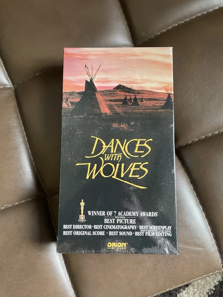 Dances with Wolves VHS Tape Orion Home Video Watermark 1990 1st Print IGS Sealed - Image 4 of 4