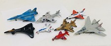 Vtg Diecast Jet Airplane Lot of 8 Mixed Military Fighter Planes USAF
