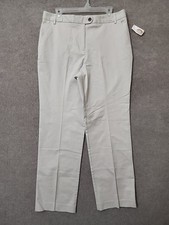 Talbots Chino Pants Womens 14 Khaki Beige Straight Leg Stretch NEW